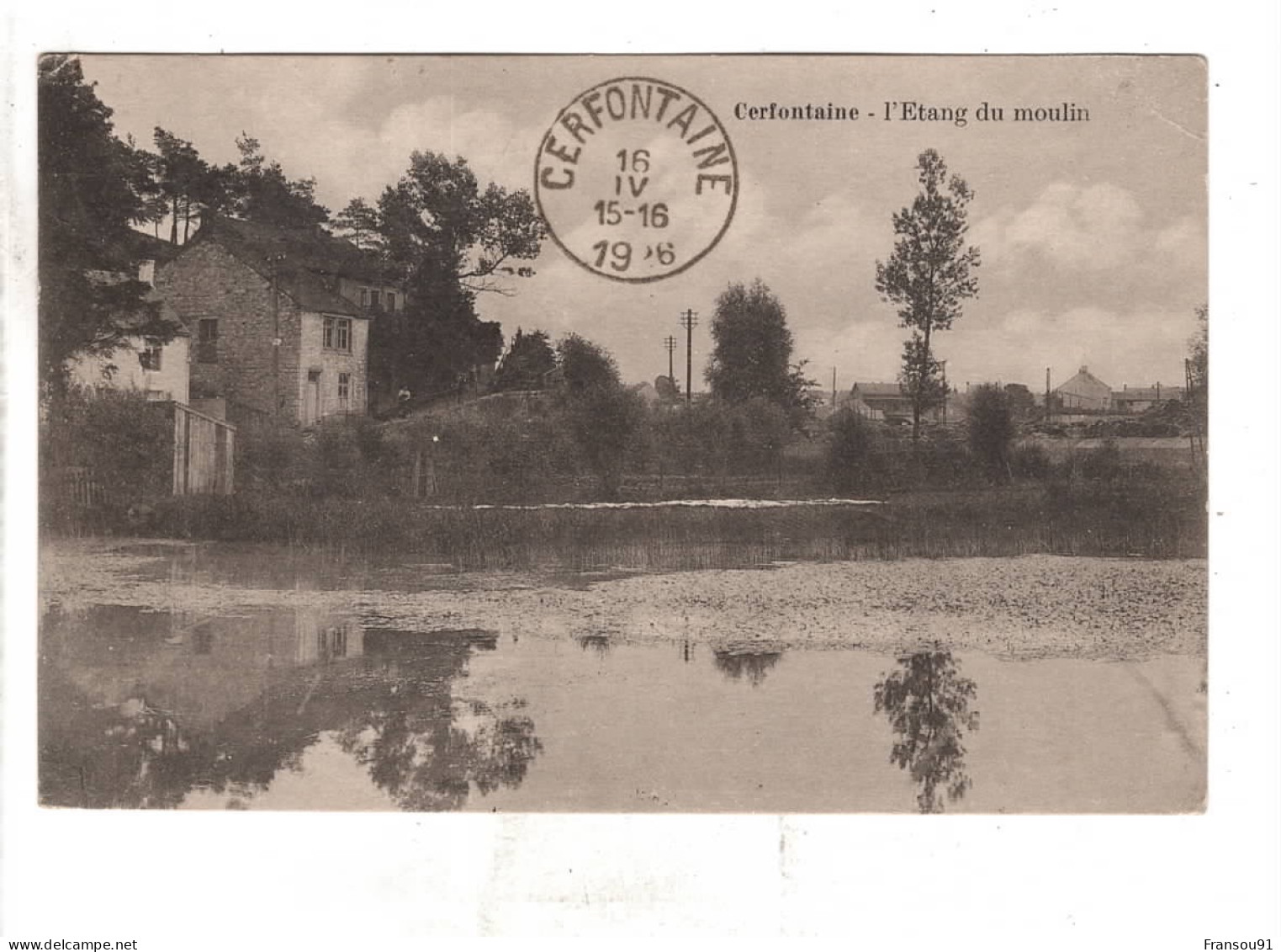 Cerfontaine Etang Du Moulin - Cerfontaine