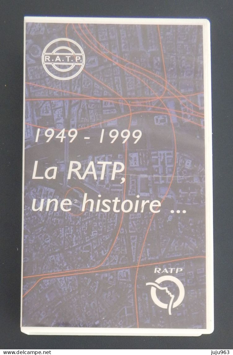 VHS LA RATP UNE HISTOIRE 1949-1999  ANNEE 2000  VOIR 2 SCANS - Documentaire