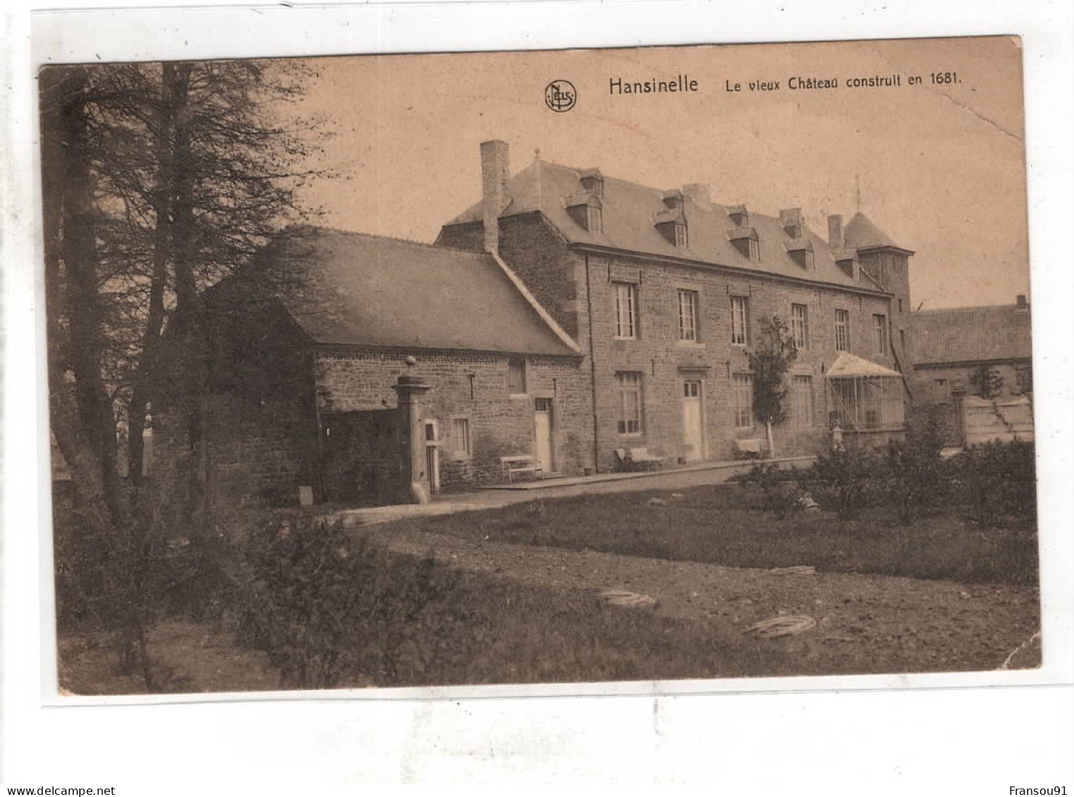 Hanzinelle Vieux Château Construit En 1681 - Florennes