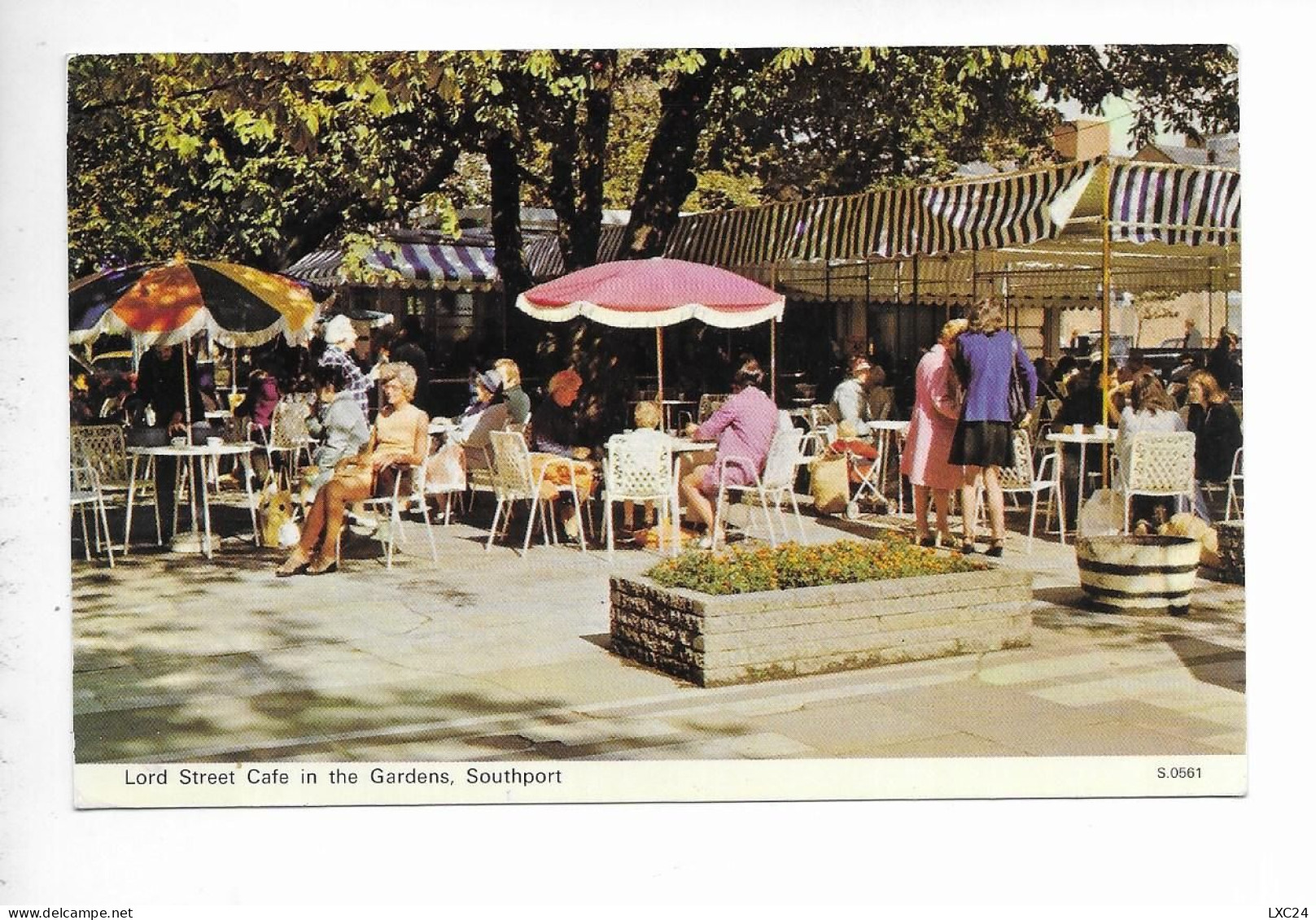 SOUTHPORT. LORD STREET CAFE IN THE GARDENS. - Southport