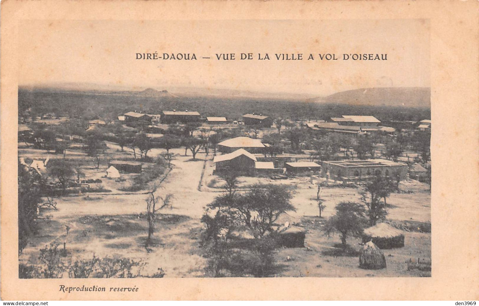 Afrique - Ethiopie - DIRE-DAOUA - Dawa - Vue De La Ville à Vol D'Oiseau - Précurseur - Etiopia