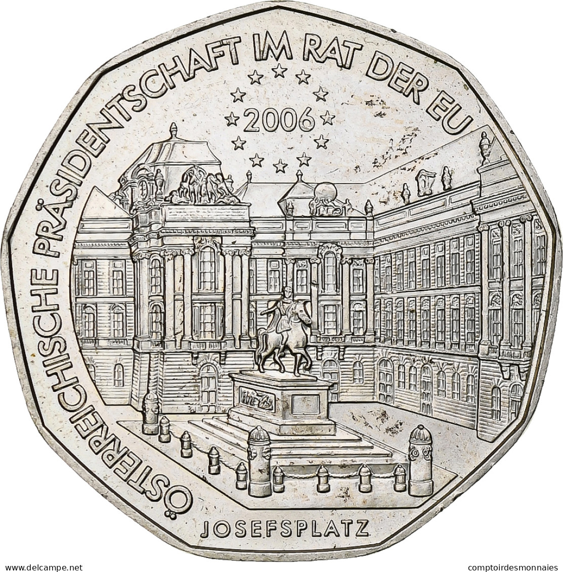 Autriche, 5 Euro, Présidence De L'UE, 2006, Vienna, Argent, SPL, KM:3117 - Oesterreich