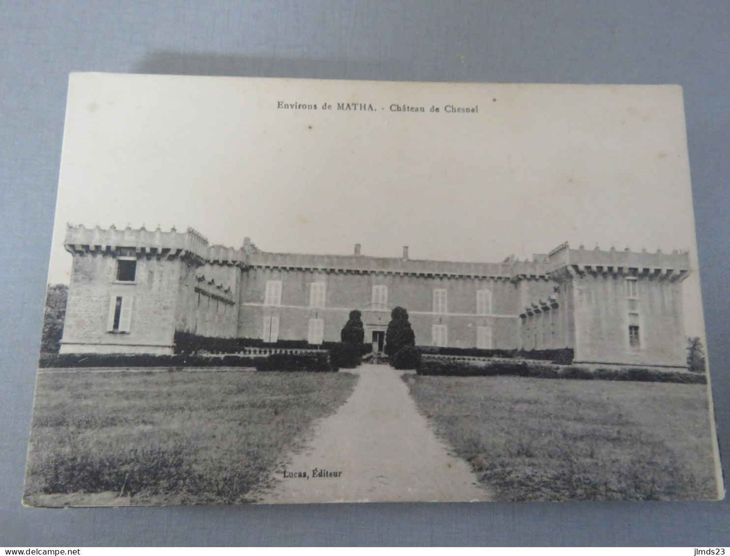 MATHA, CHARENTE MARITIME, ENVIRONS, CHATEAU DE CHESNEL, CPA - Matha