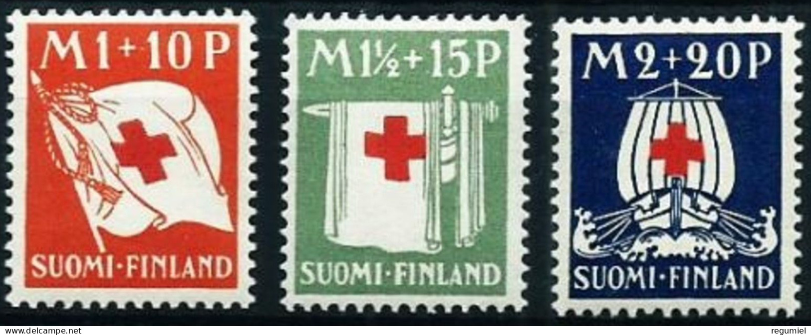 Finlandia 0156/158 ** MNH. 1930 - Neufs