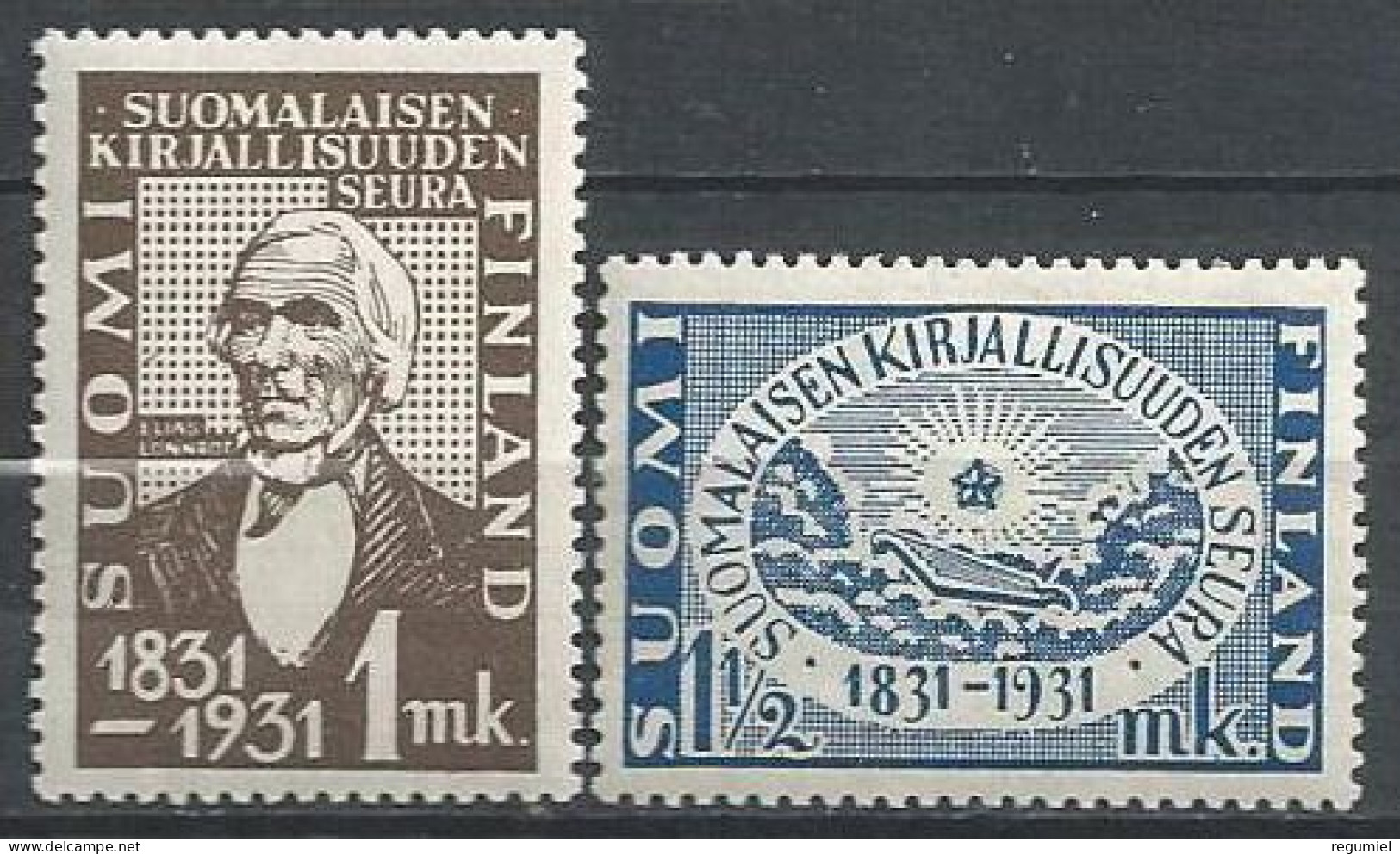 Finlandia 0159/160 ** MNH. 1931 - Unused Stamps