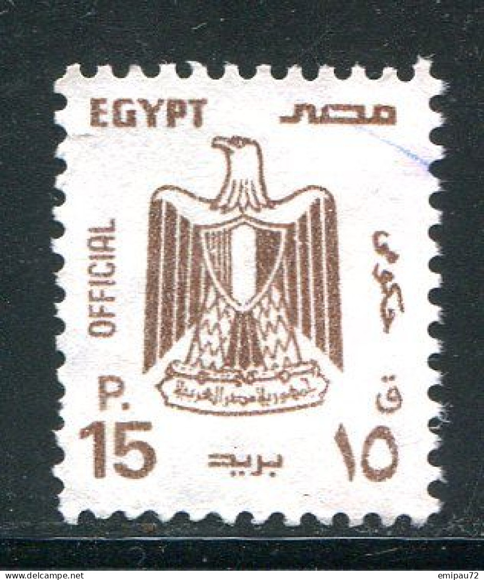 EGYPTE- Service Y&T N°118- Oblitéré - Servizio