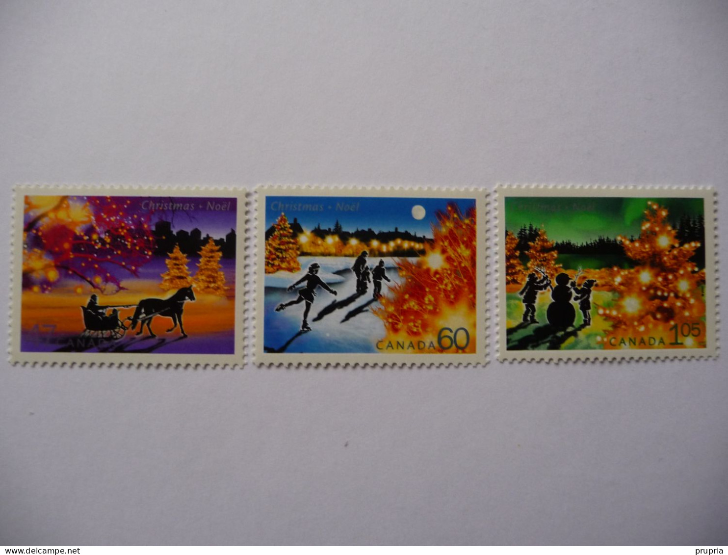 Canada  2001 N° Y&T 1900 à 1902  " Chritmas Noel "    3 V  MNH - Unused Stamps