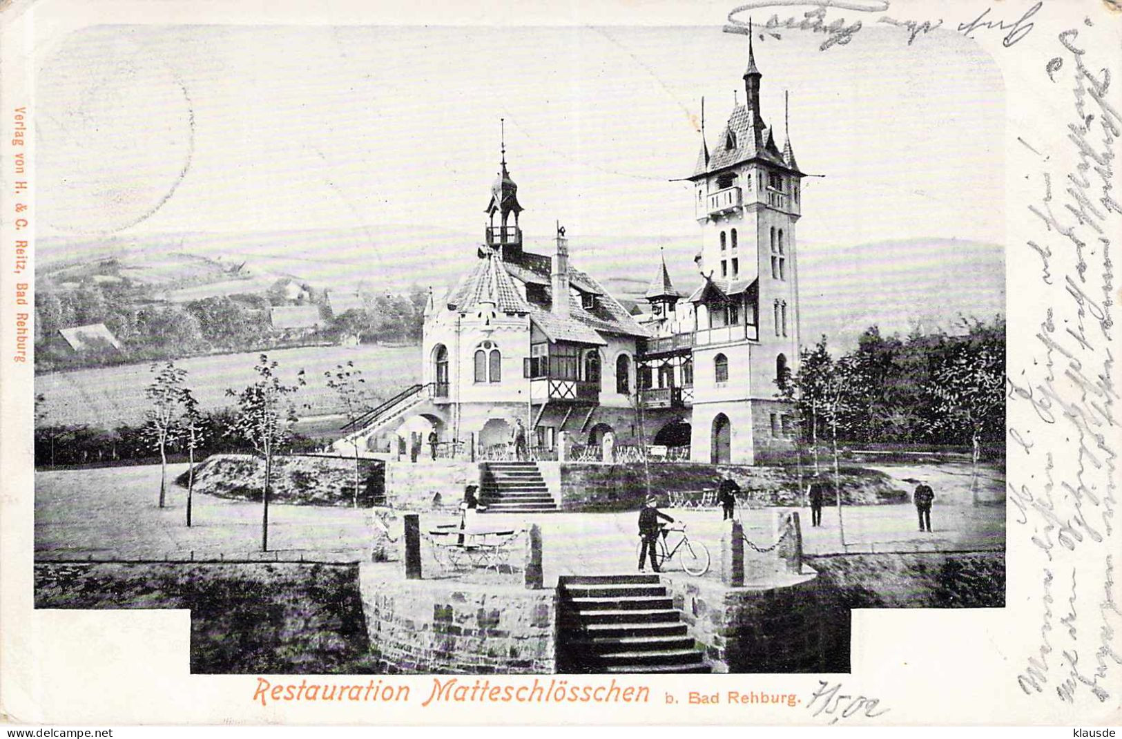Bad Rehburg - Restauration Matteschlösschen Gel.1902 AKS - Verden