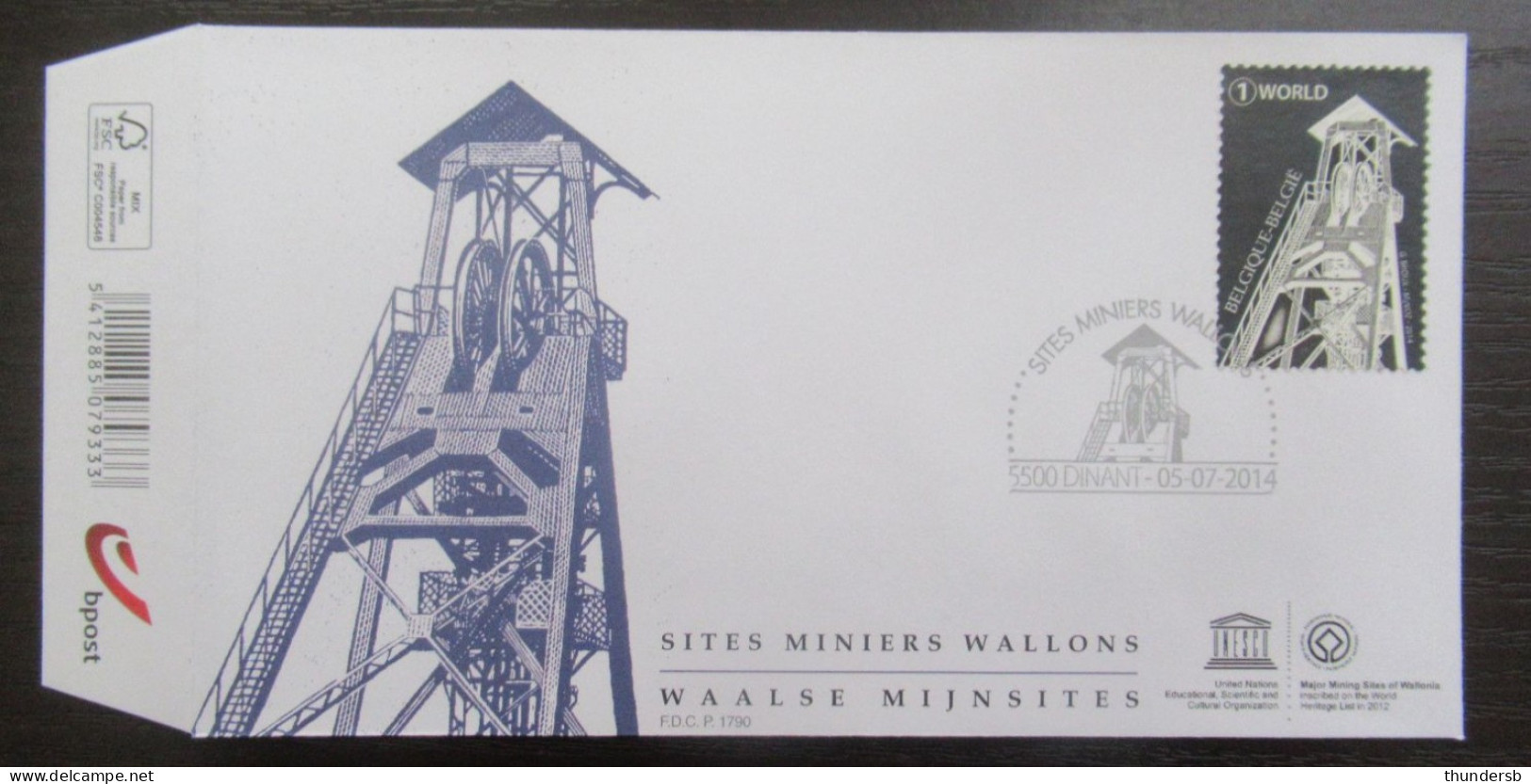 FDC 4429 'Waalse Mijnsites' - 2011-2014