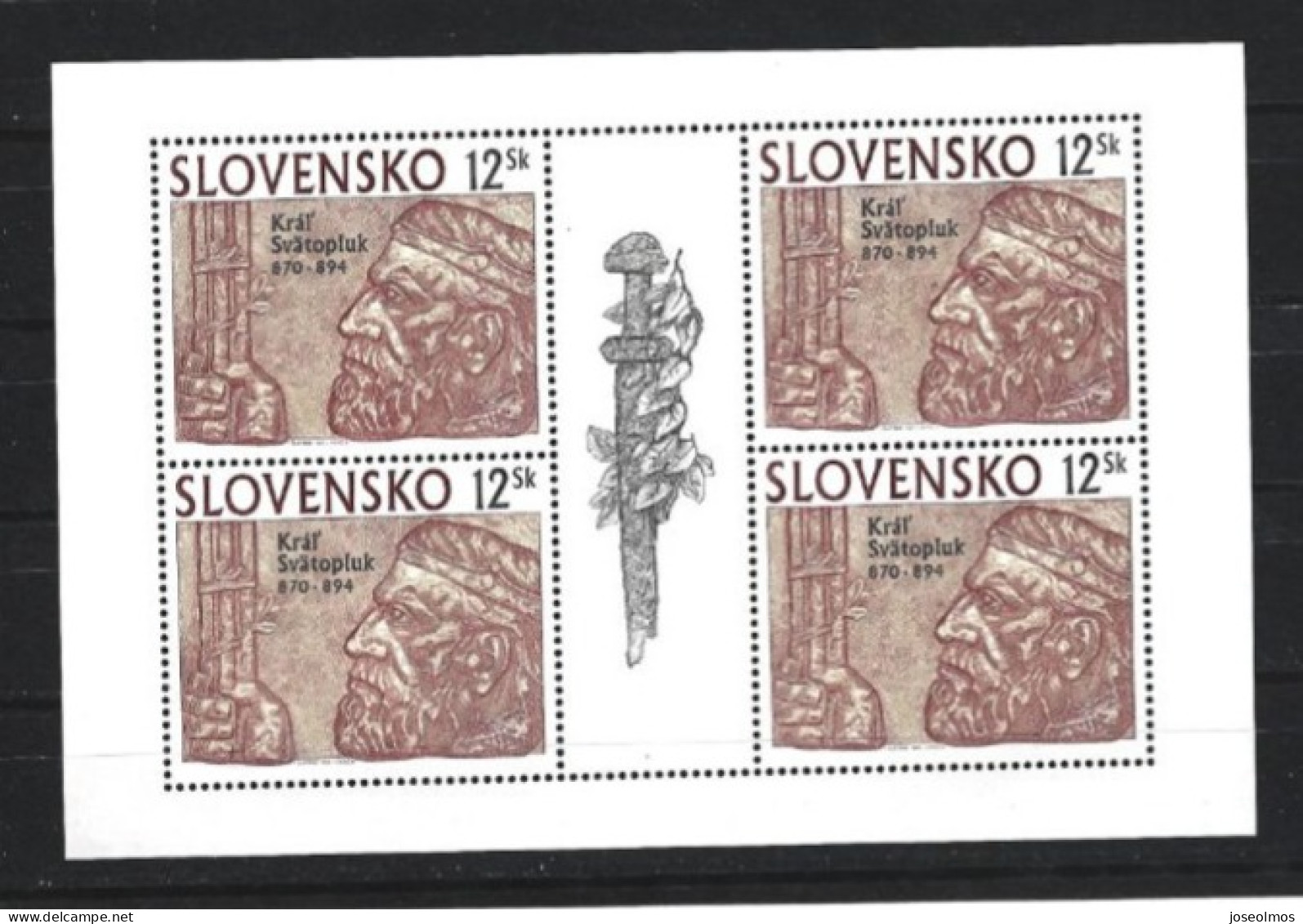 SLOVAQUIE ANNEE 1994 NEUF** /MNH MI-198  BLOC BF LUXE - Blokken & Velletjes