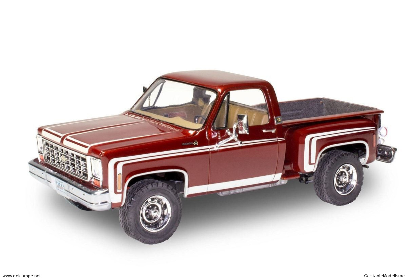 Monogram / Revell - CHEVROLET SPORT STEPSIDE Pickup 4x4 1976 Maquette Réf. 14486 85-4486 Neuf NBO 1/24 - Auto's