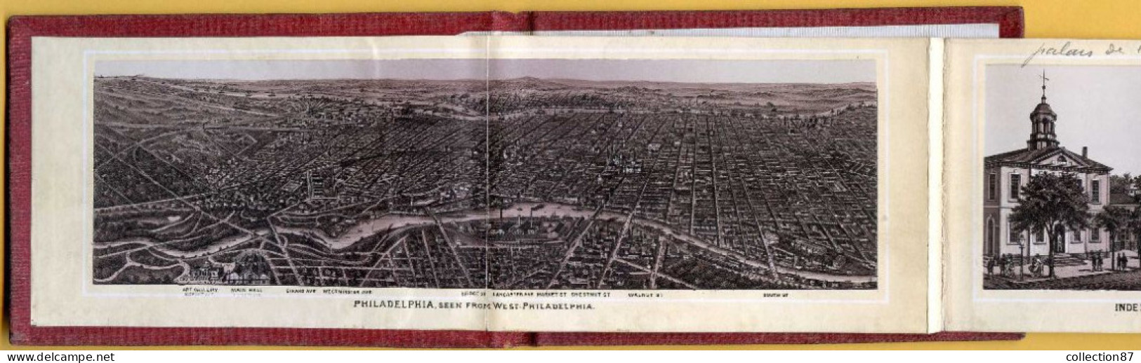 CENTENNIAL EXHIBITION PHILADELPHIA < Notebook of 24 views of the exhibition all visible