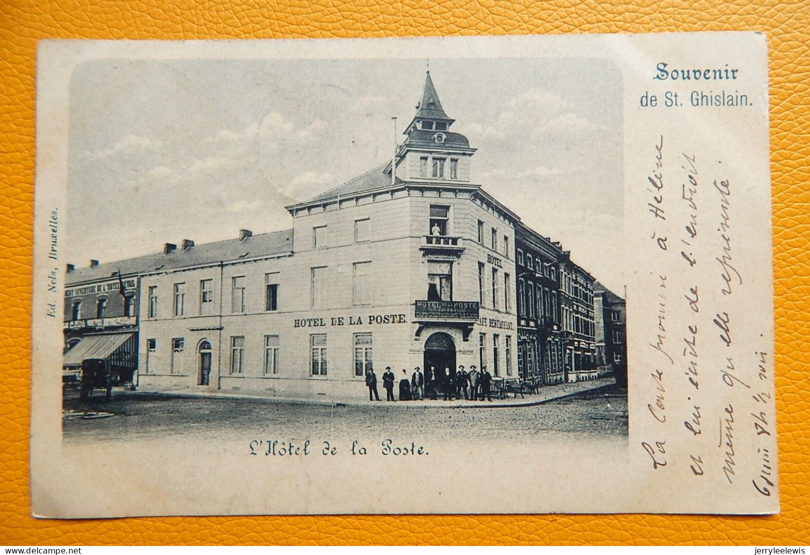 SAINT-GHISLAIN  -  L'Hôtel De La Poste   -  1900 - Saint-Ghislain