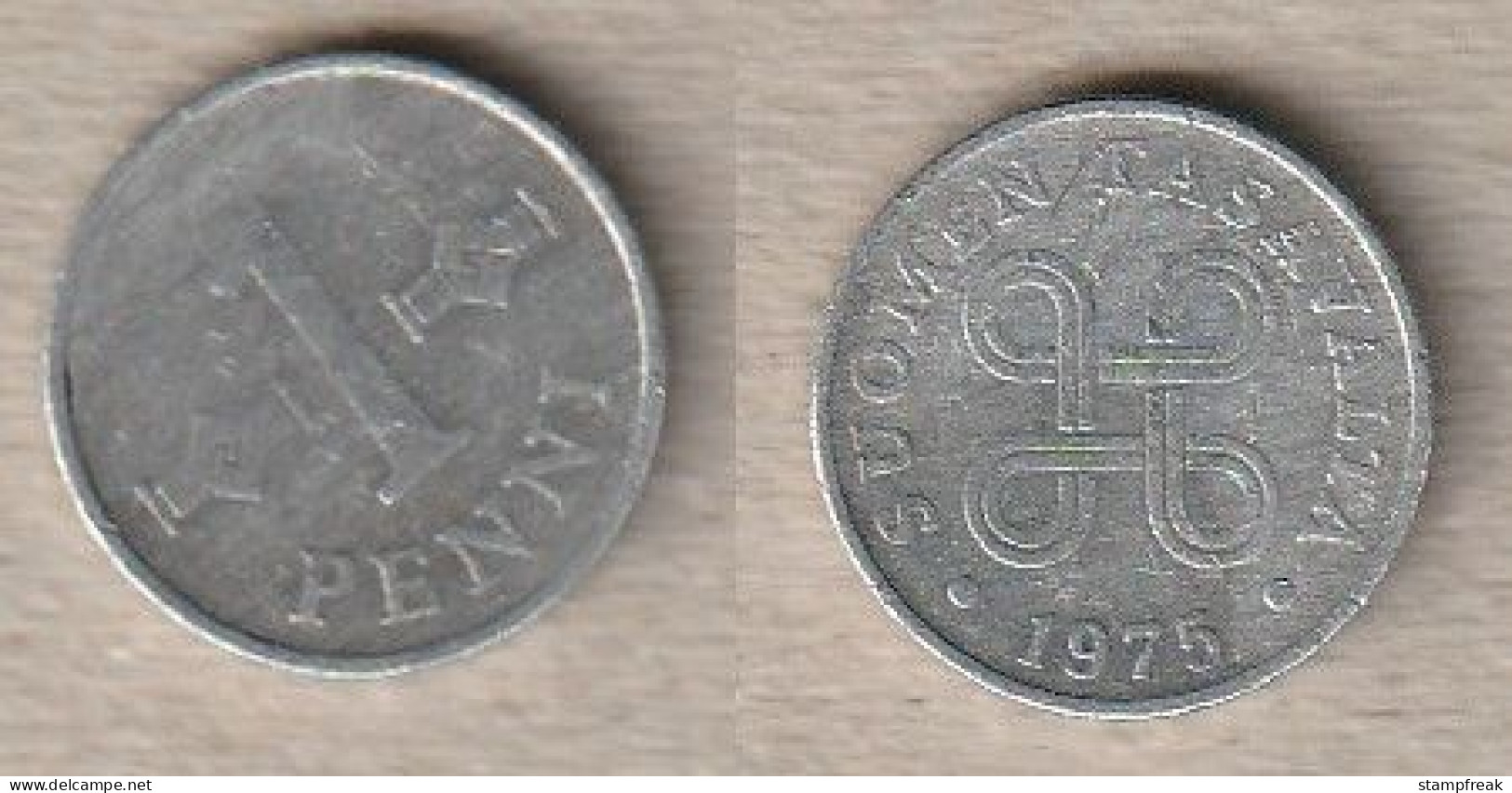 02291) Finnland, 1 Penni 1975 - Finlande