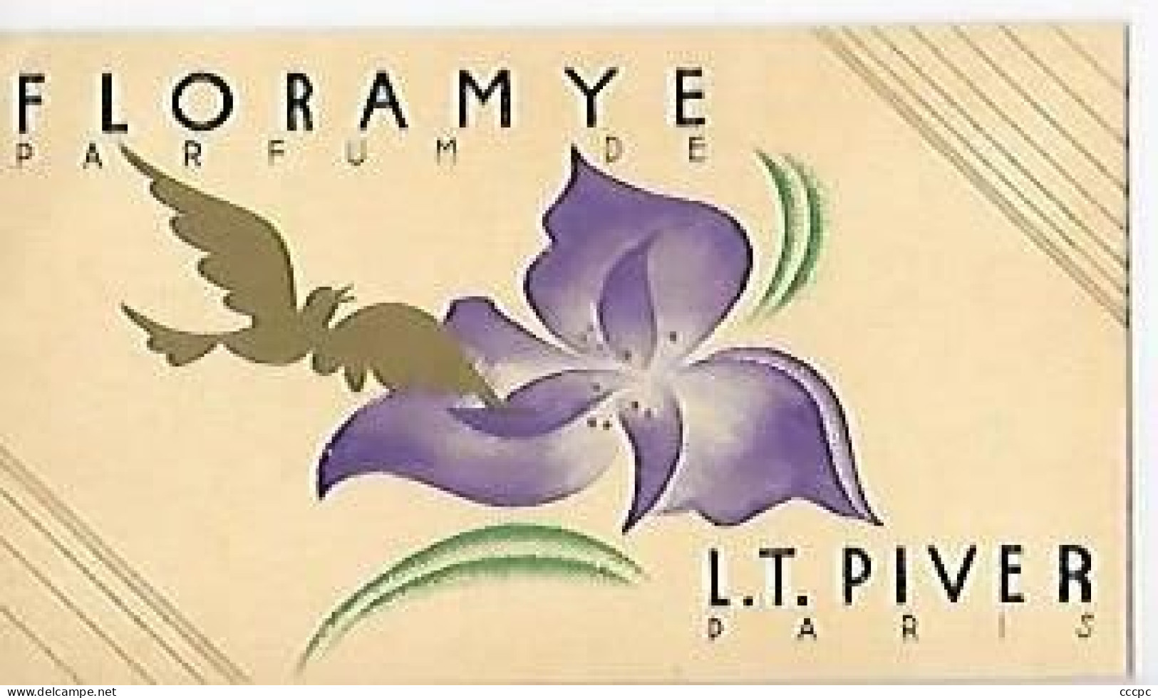 Petite Carte Publicitaire Parfum Floramye L.T. Piver Paris Calendrier 1931 - Pubblicitari