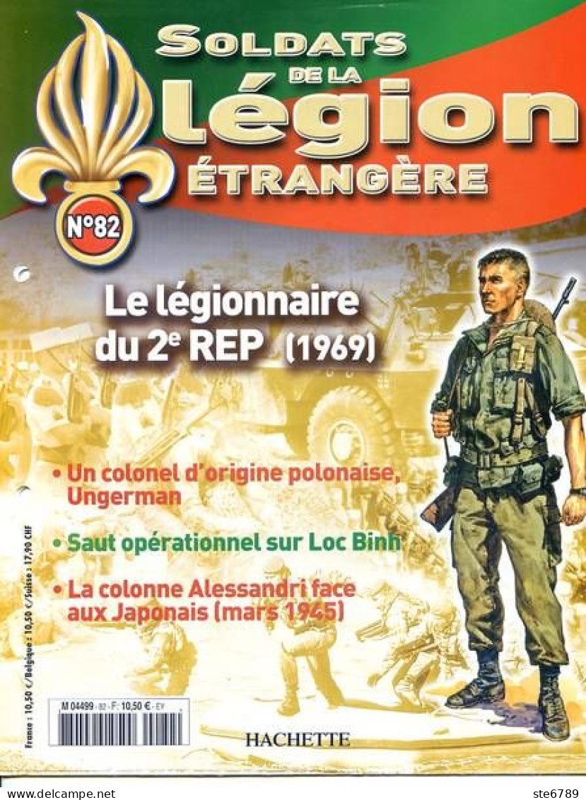 N° 82 Légionnaire 2° REP , Colonel Ungerman , Saut Sur Loc Binh , Colonne Alessandri 1945 ,  Soldats Légion étrangère - Francés