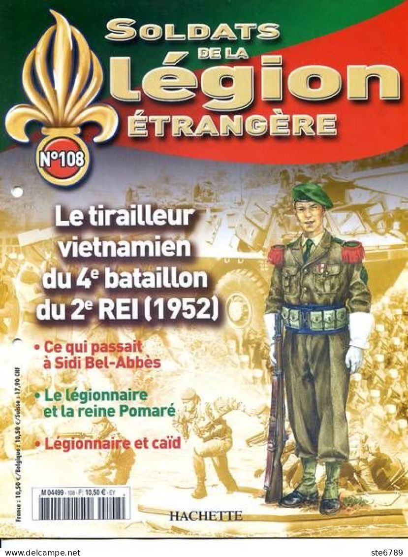 N° 108 Tirailleur Vietnamien 2° REI , Sidi Bel Abbès , Légionnaire Et Reine Pomaré , Soldats Légion étrangère - Frans