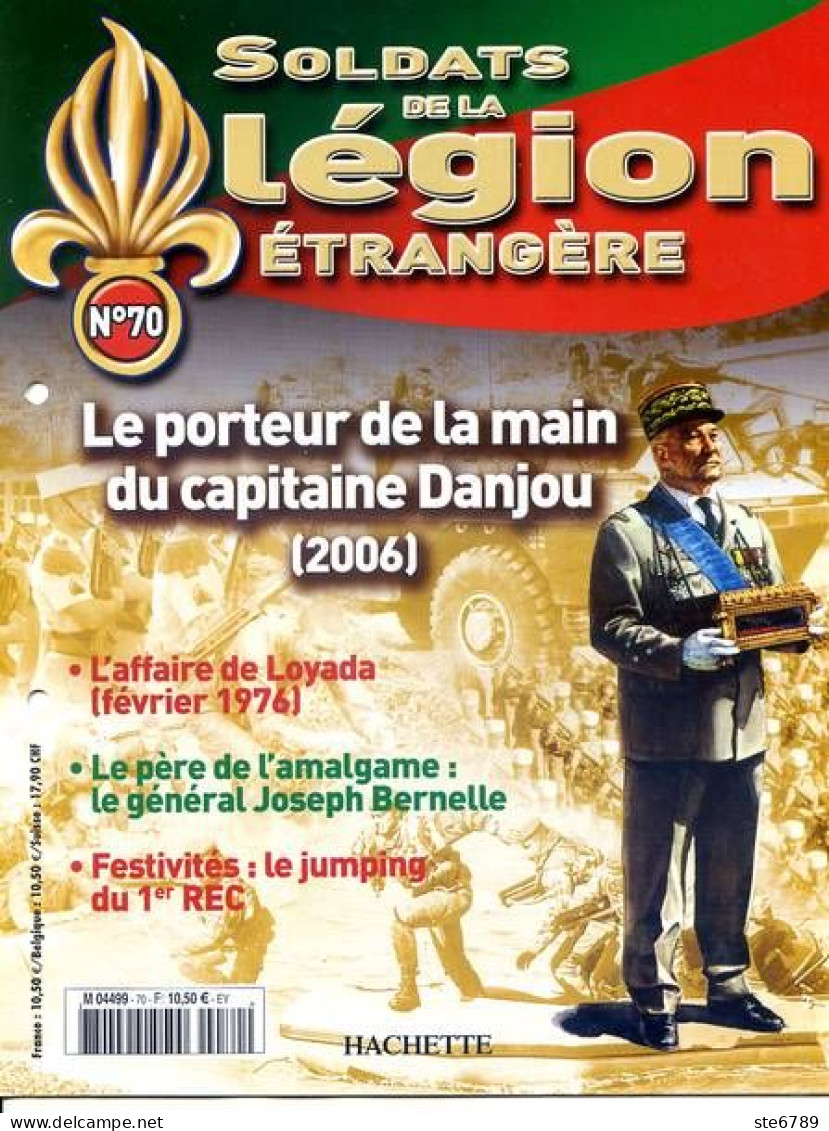 N° 70 Porteur Main Danjou , Affaire Loyada , Général J Bernelle , Jumping 1° REC ,  Soldats Légion étrangère - Francese