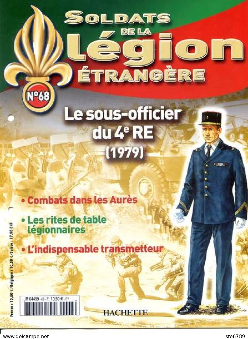 N° 68 Sous Officier 4° RE , Combats D Les Aurès , Ries De Table , Transmetteur  ,  Soldats Légion étrangère - Französisch