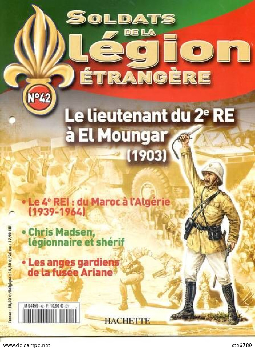 N° 42 4° REI Maroc A Algérie , Chris Madsen Shérif , Anges Gardiens Fusée Ariane ,  Soldats Légion étrangère - Frans