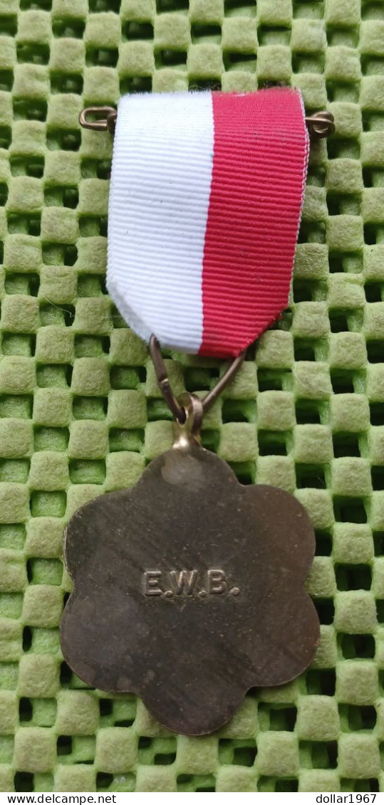 Medaille - E.W.B. Enschede Wandel Bond  -  Original Foto  !!  Medallion  Dutch - Autres & Non Classés