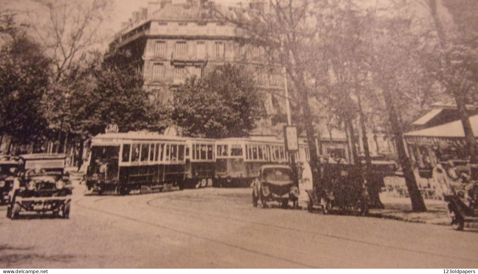 PARIS 17 EME TOUT PARIS TRAMWAYS LA PLACE DES TERNES  1929 - Paris (17)