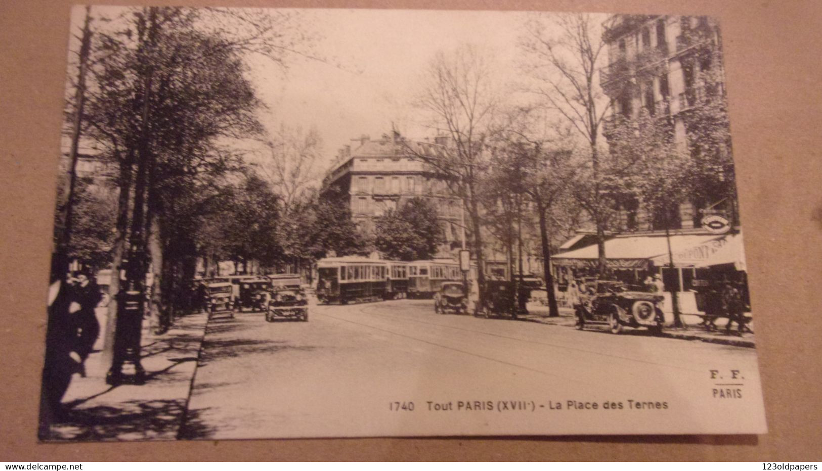 PARIS 17 EME TOUT PARIS TRAMWAYS LA PLACE DES TERNES  1929 - Paris (17)