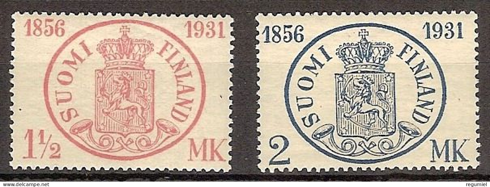 Finlandia 0164/165 * Charnela. 1931 - Ongebruikt