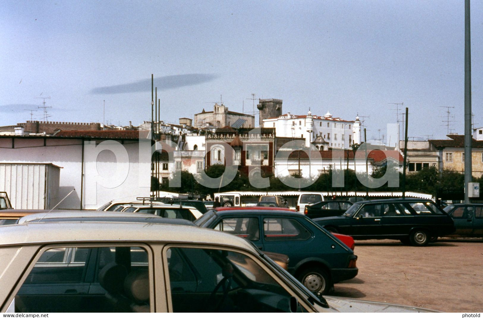 1983 UMM FIAT 127 PEUGEOT 504 ESTREMOZ ALENTEJO PORTUGAL AMATEUR 35mm DIAPOSITIVE SLIDE Not PHOTO No FOTO NB3895 - Diapositives