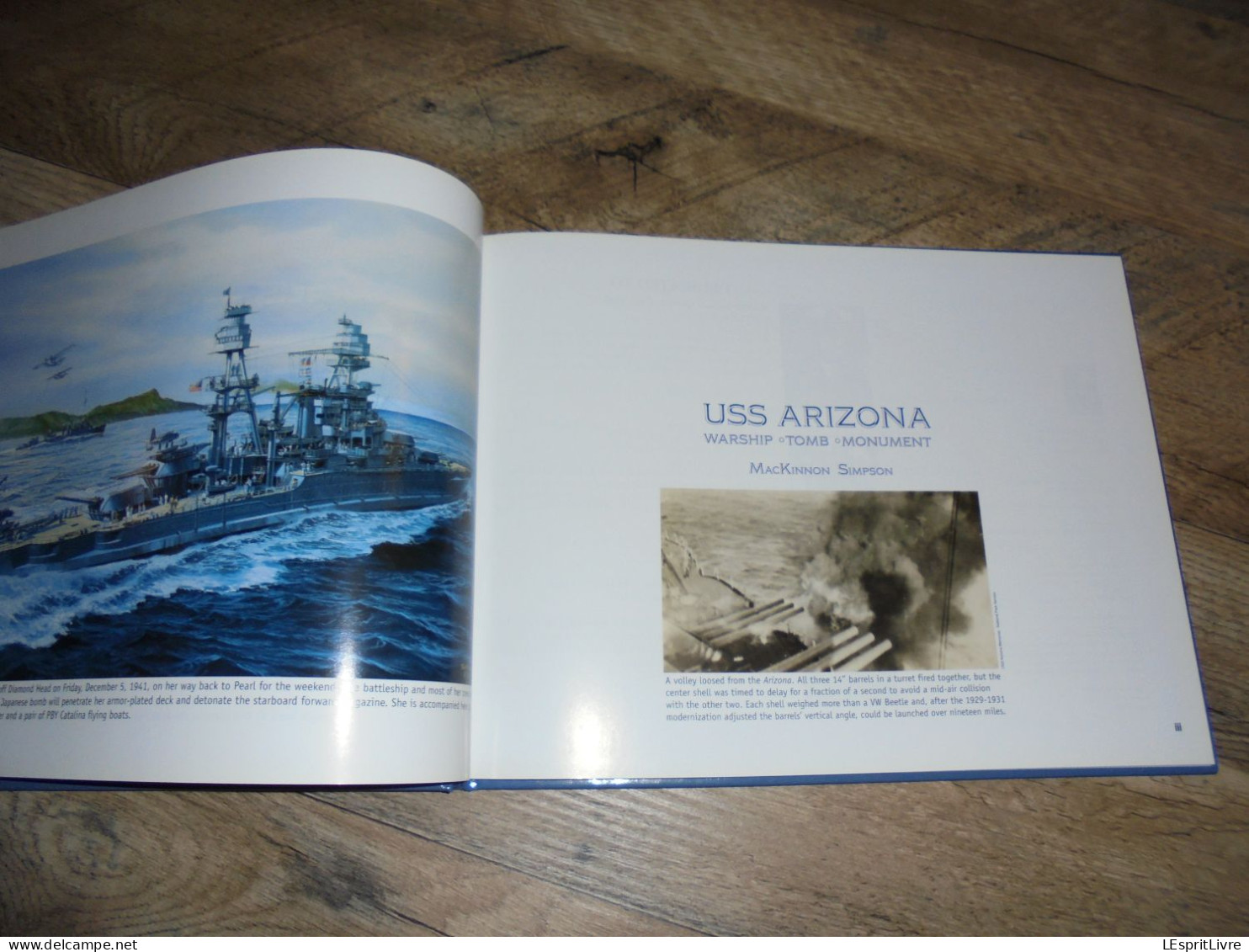 USS ARIZONA Marine Américaine US Navy WWII Pearl Harbor Warship Japan Attack World War 2 Boat - Guerre 1939-45
