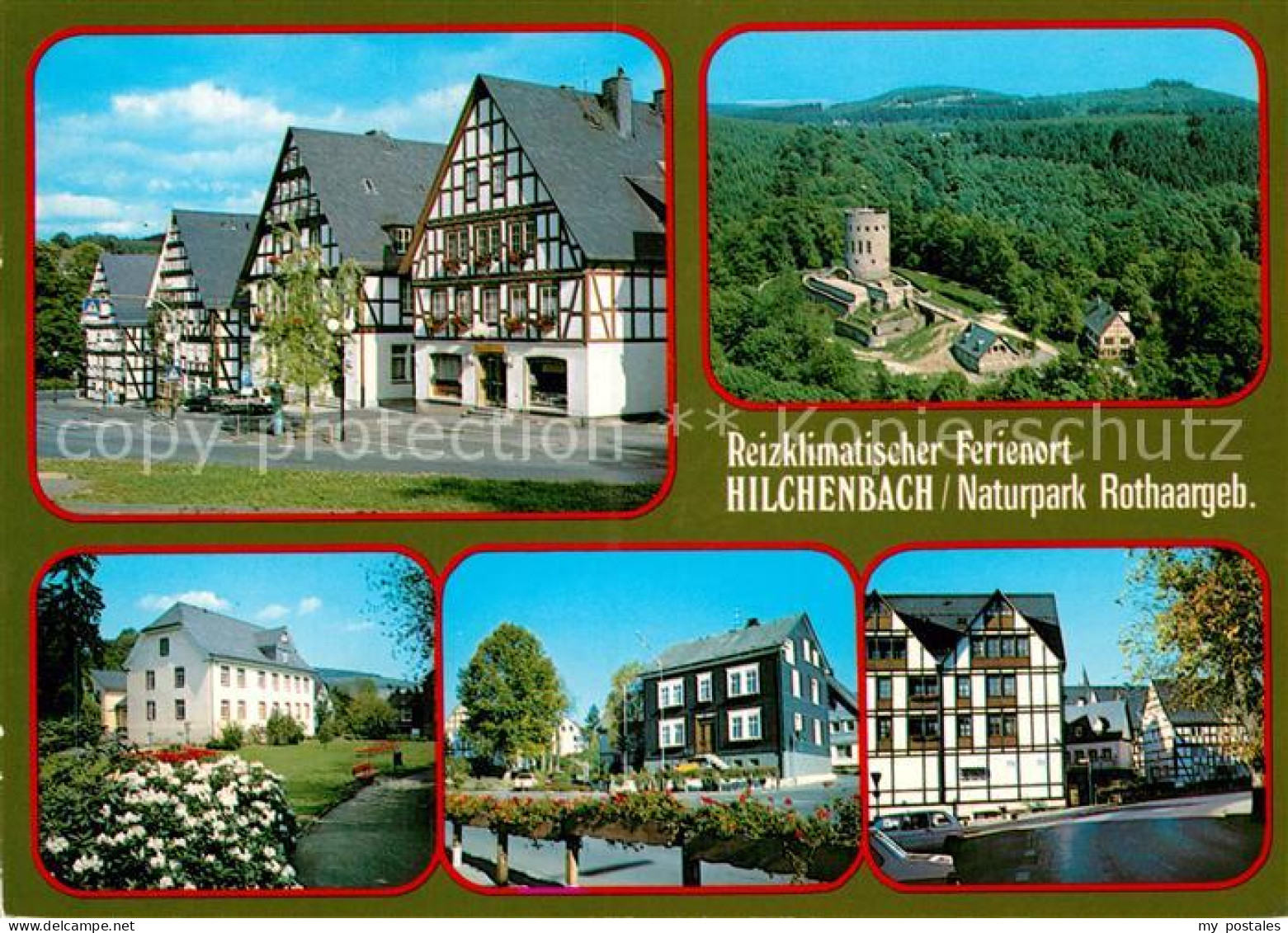 72929915 Hilchenbach Siegerland Fachwerkhaeuser Schloss Fliegeraufnahme Rohaarge - Hilchenbach