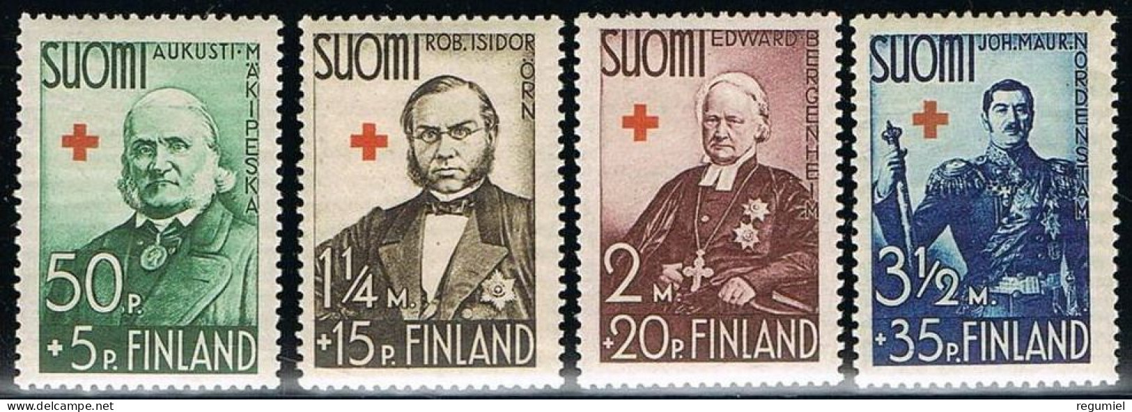 Finlandia 0196/199 * Charnela. 1938 - Nuevos