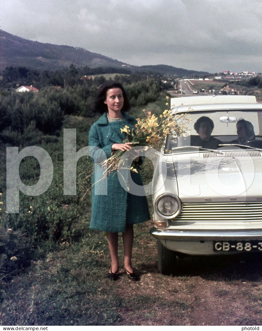 1977  OPEL KADETT PORTUGAL  ORIGINAL AMATEUR 35mm DIAPOSITIVE SLIDE Not PHOTO No FOTO NB3904 - Diapositives