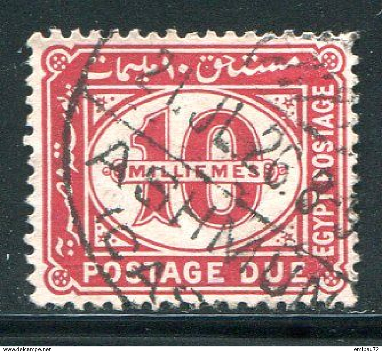 EGYPTE- Taxe Y&T N°25- Oblitéré - 1915-1921 Protectorat Britannique