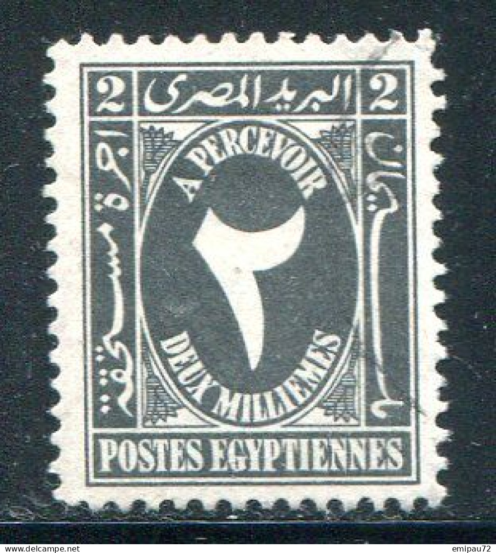 EGYPTE- Taxe Y&T N°30- Oblitéré - Used Stamps