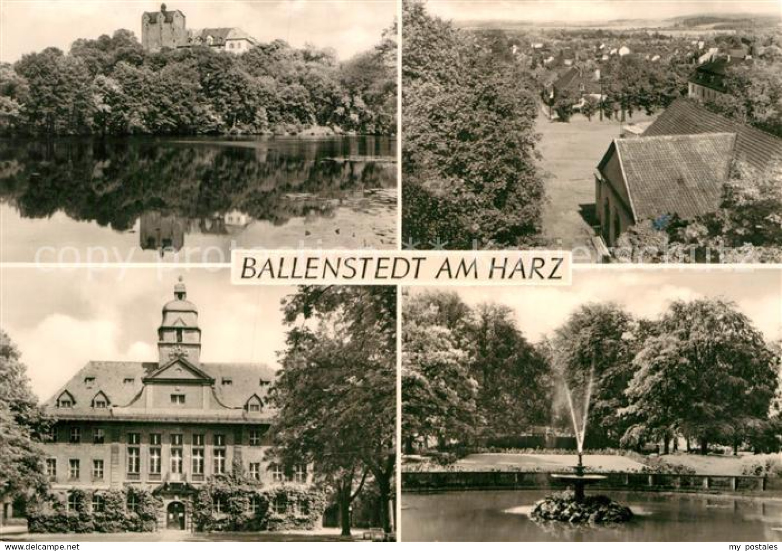 72929123 Ballenstedt Kurpark Kurhaus Schloss Ballenstedt - Ballenstedt