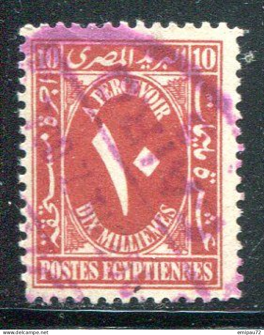 EGYPTE- Taxe Y&T N°35- Oblitéré - Gebraucht