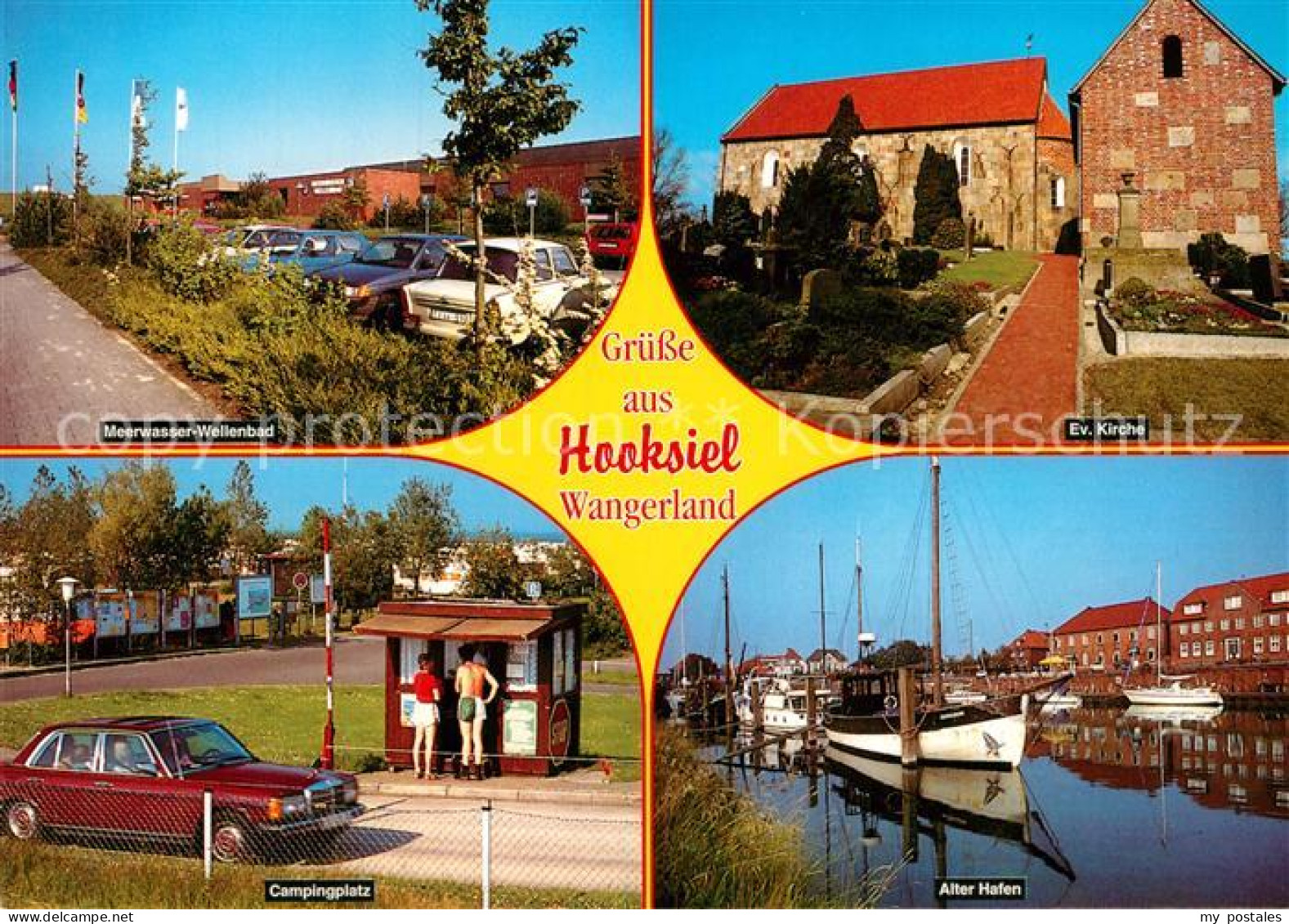 72928457 Hooksiel Nordseebad Evangelische Kirche Alter Hafen Campingplatz  Wange - Wangerland