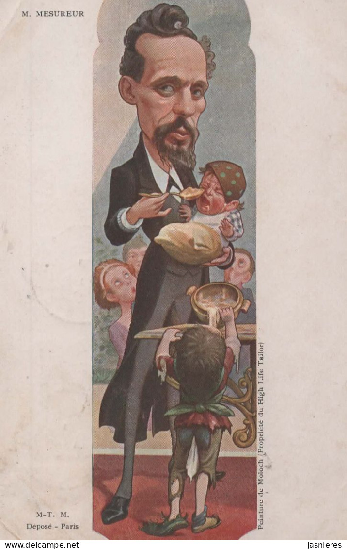 CPA MOLOCH - Caricature Politique - Humour - M. MESUREUR - 1905 - Moloch