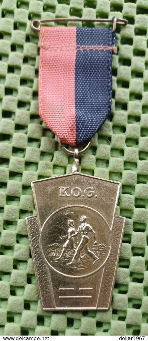 Medaille - K.O.G.  De Koog.-  Original Foto  !!  Medallion  Dutch - Sonstige & Ohne Zuordnung