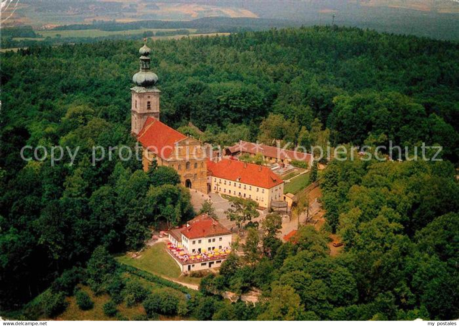 72927949 Amberg Oberpfalz Wallfahrtskirche Mariahilfberg Franziskanerkloster Fli - Amberg