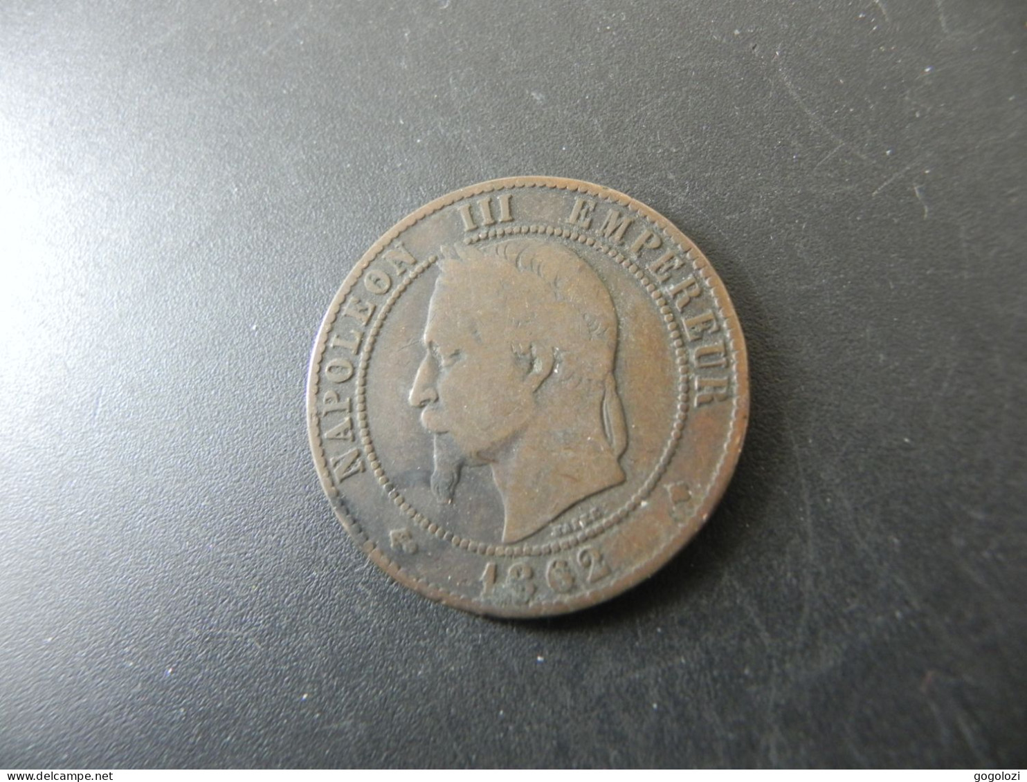 France 10 Centimes 1862 BB - 10 Centimes