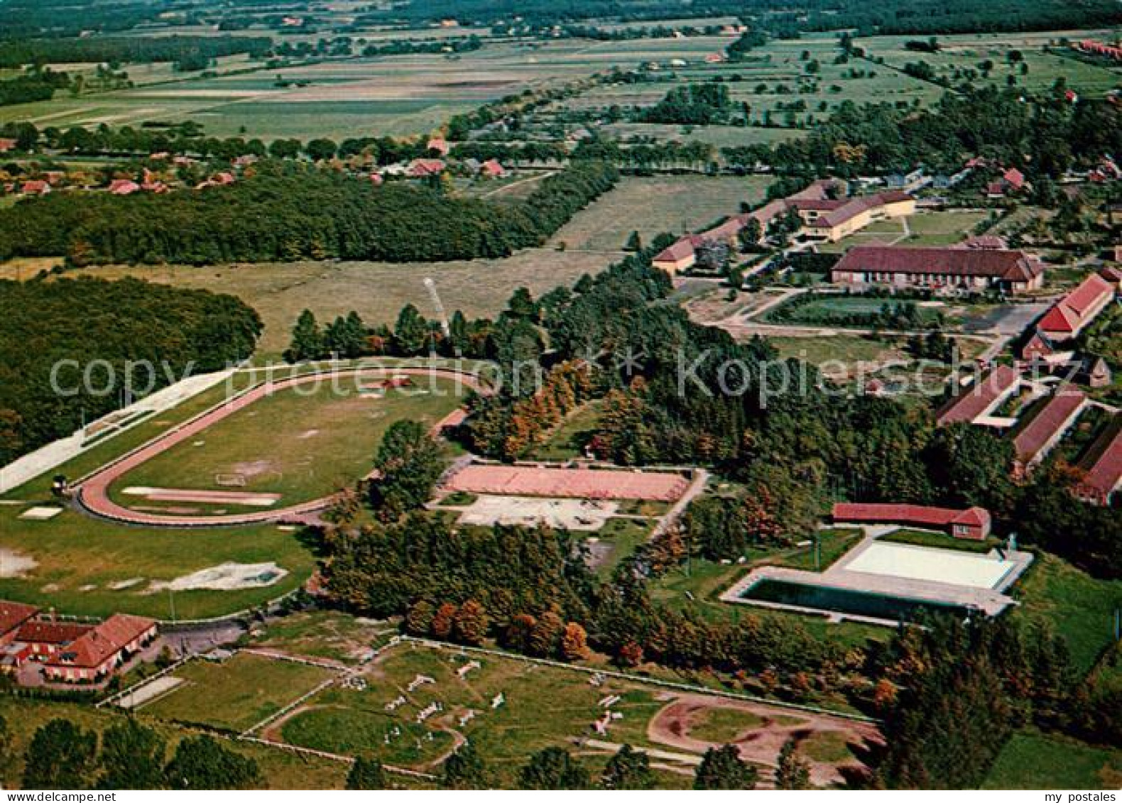 72926937 Westerstede Stadion Fliegeraufnahme Westerstede - Westerstede