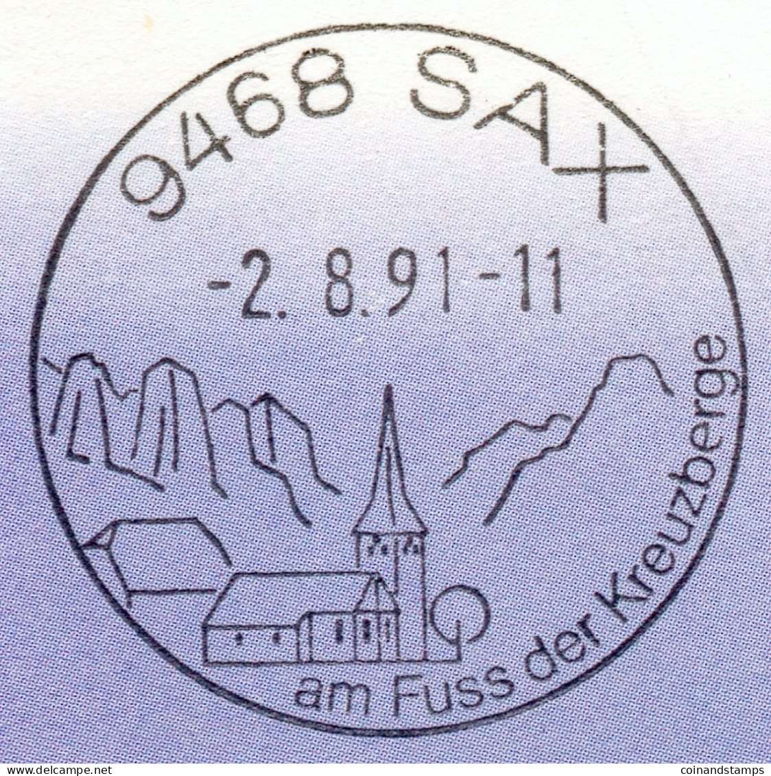 Suisse/Schweiz Numisbrief 1 Rappen 1986 "Schweizer Alpen" UNC. + Zertifikat - 1 Rappen