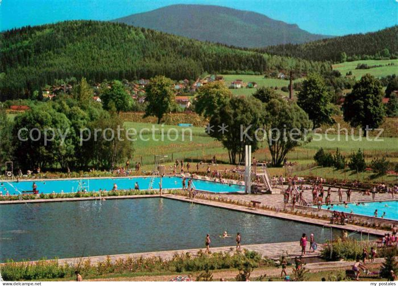 72893703 Zwiesel Niederbayern Schwimmbad Mit Falkenstein Zwiesel - Zwiesel