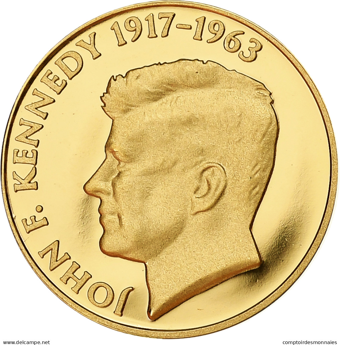 République Du Congo, 100 Francs CFA, John F. Kennedy, 2013, BE, Or, FDC - Congo (Republiek 1960)