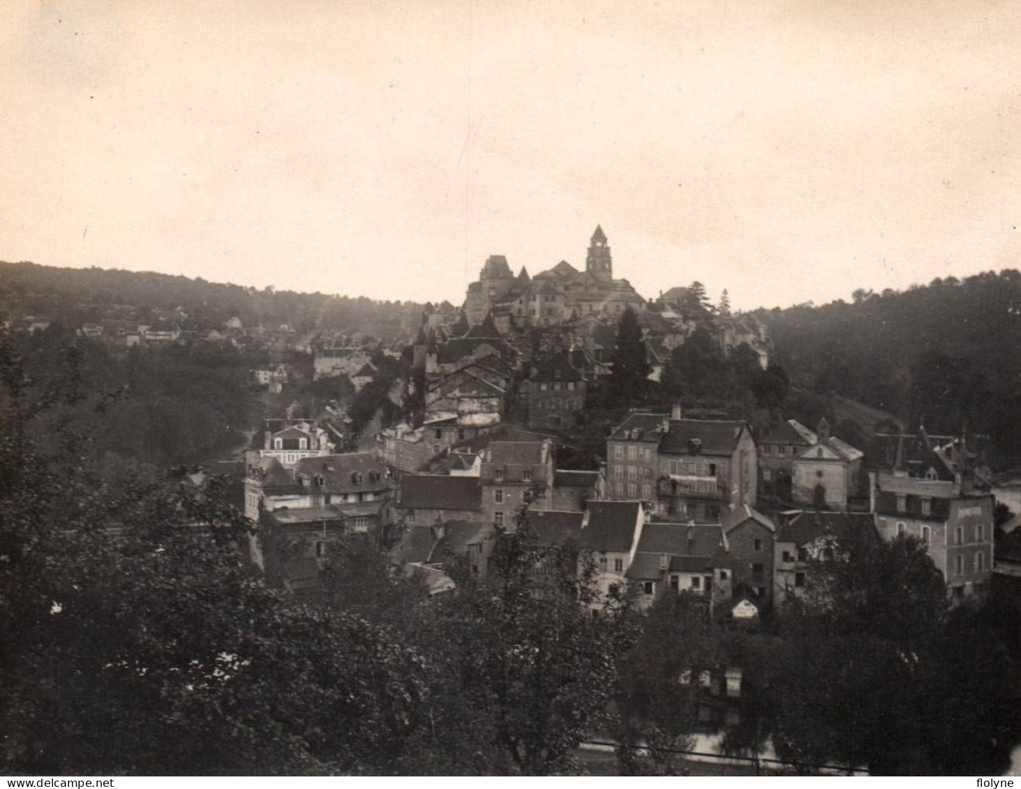 Uzerche - Photo Ancienne Originale - Vue Sur La Commune - 8,5x11,5 Cm - Uzerche