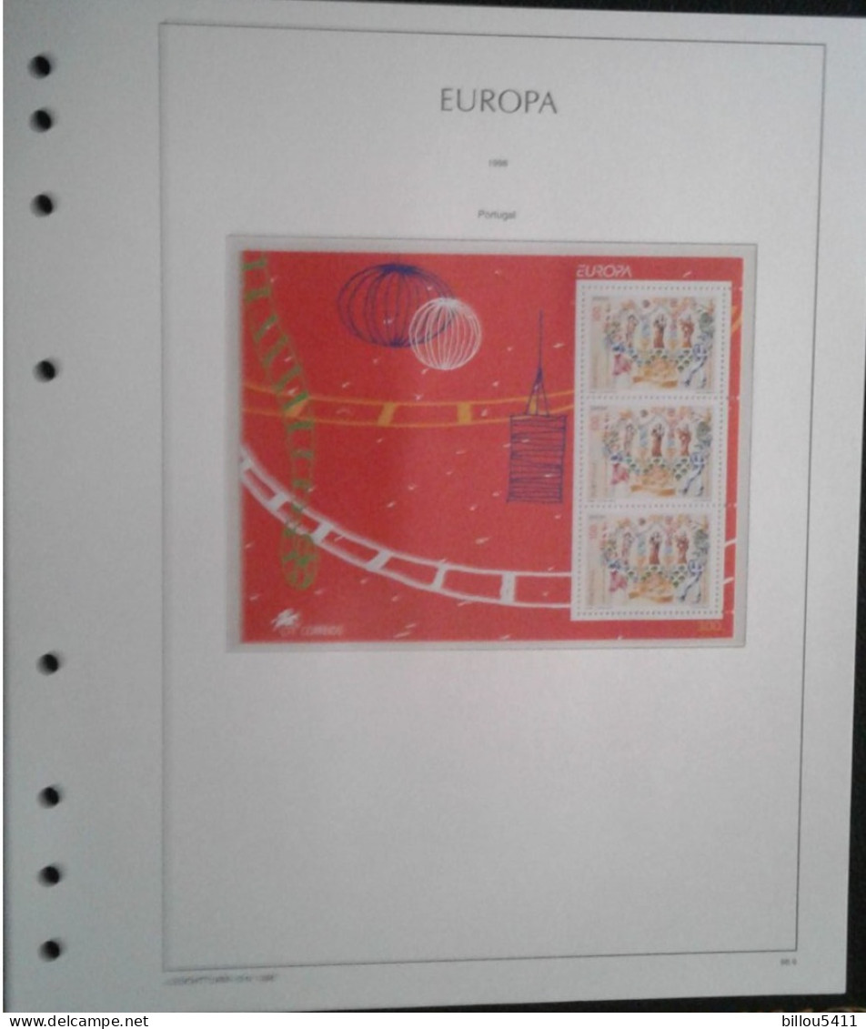 EUROPA 1994 à 2001 Neuf**  COLLECTION  en Album MAC