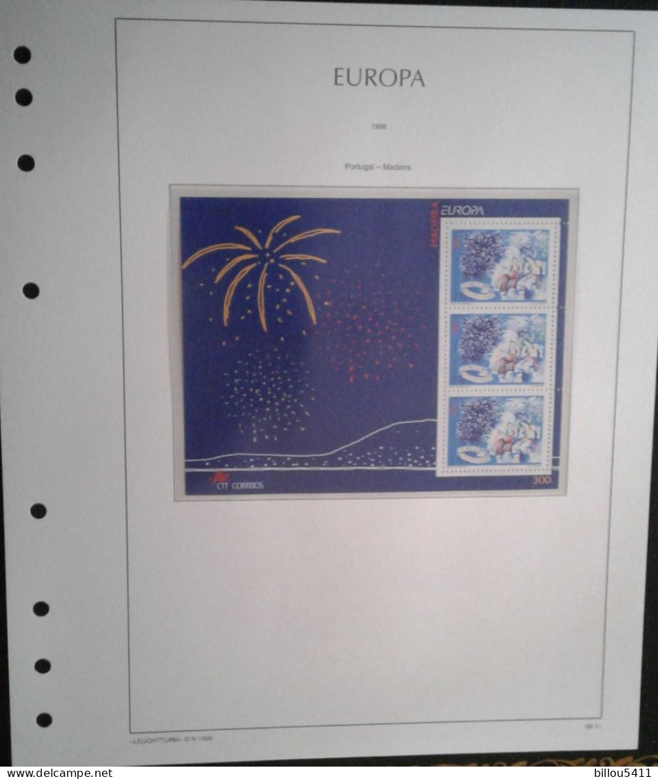 EUROPA 1994 à 2001 Neuf**  COLLECTION  en Album MAC