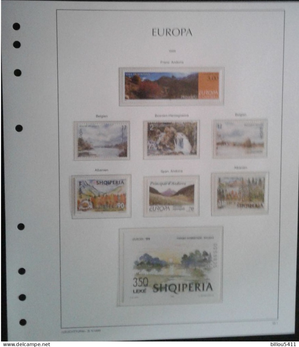 EUROPA 1994 à 2001 Neuf**  COLLECTION  en Album MAC